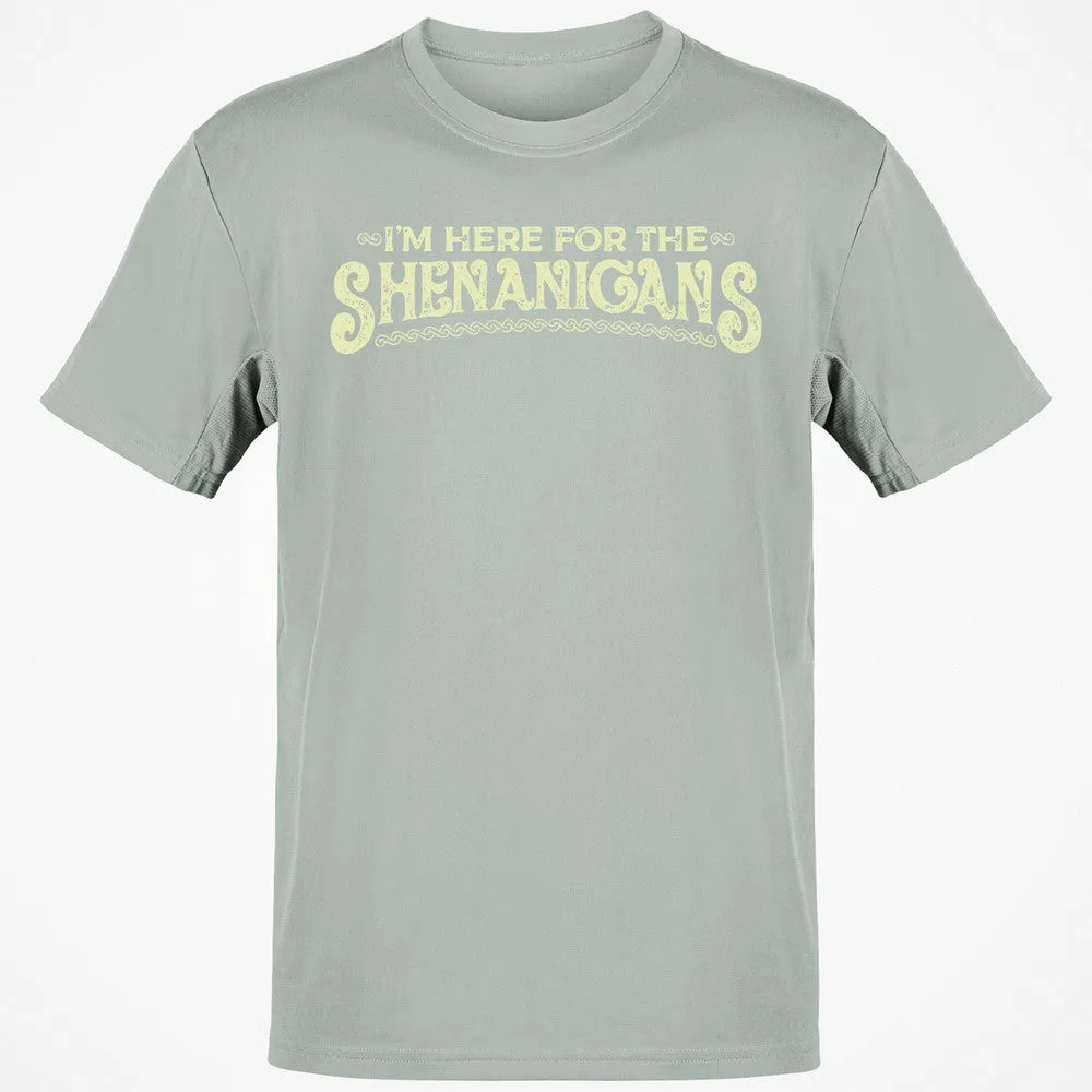 Here For The Shenanigans Classic Unisex T-Shirt - Ash - 2