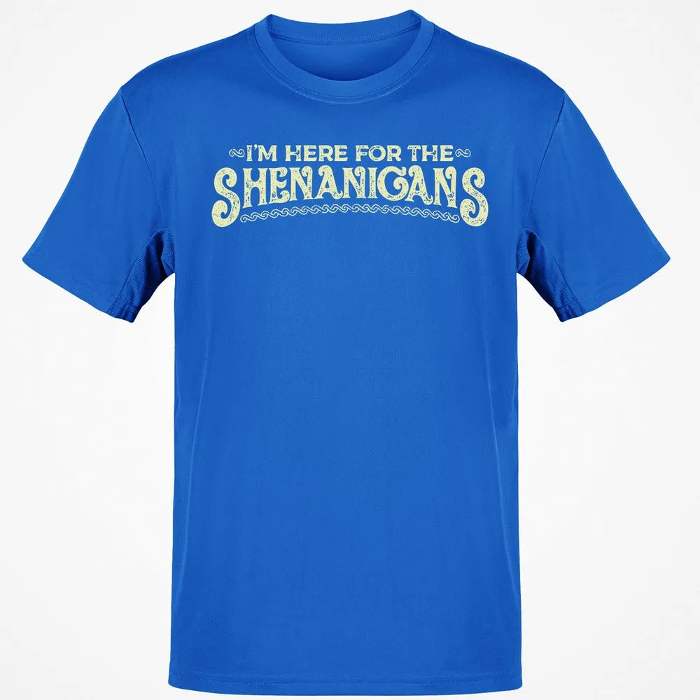 Here For The Shenanigans Classic Unisex T-Shirt - Royal - 11