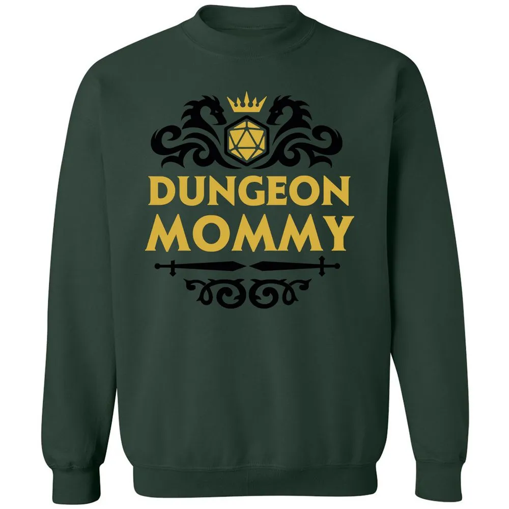Dungeon Mommy Classic Unisex Sweatshirt - Forest Green - 4