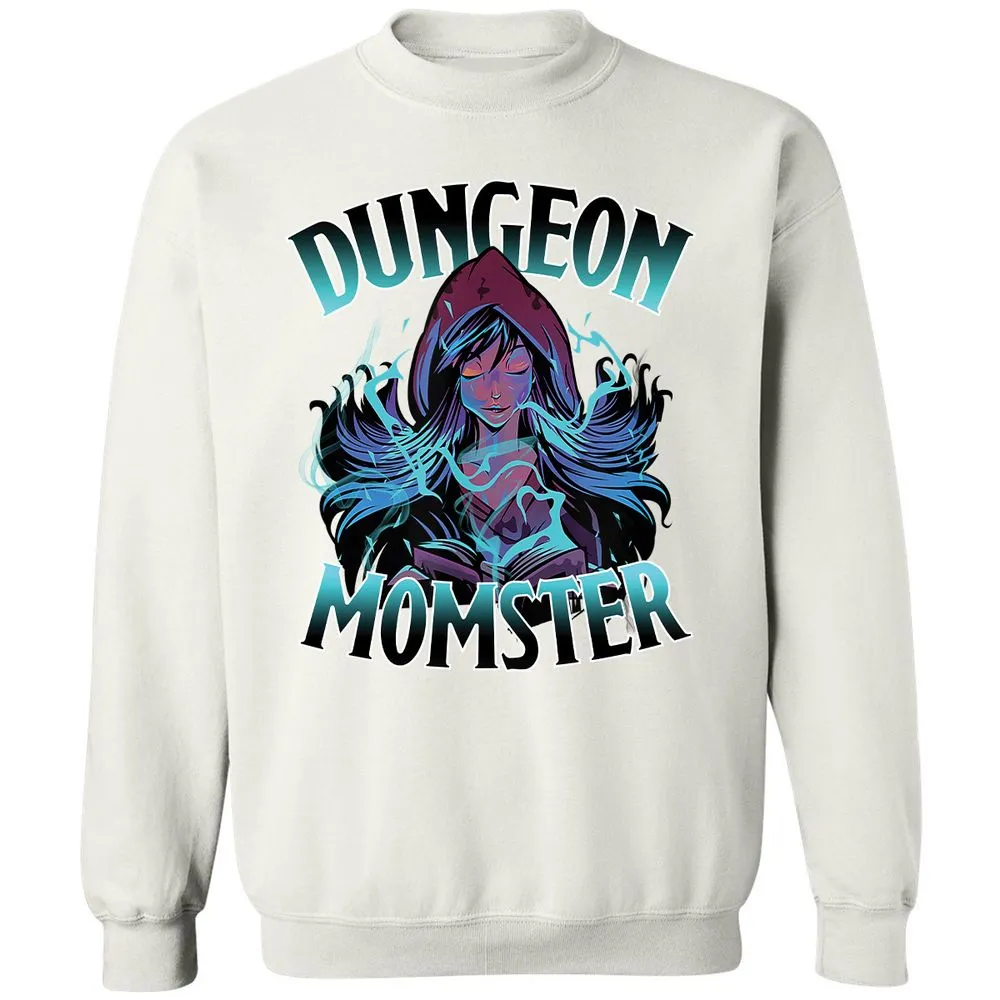 Dungeon Momster Classic Unisex Sweatshirt - White - 12