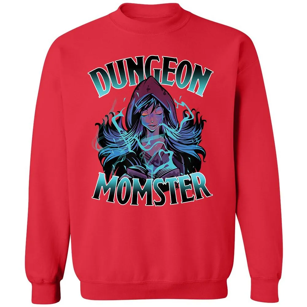 Dungeon Momster Classic Unisex Sweatshirt - Red - 5