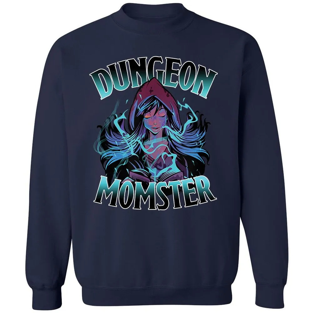 Dungeon Momster Classic Unisex Sweatshirt - Navy - 2