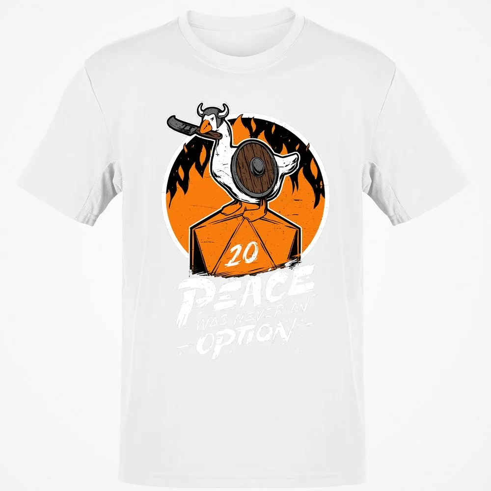 Peace Was Never An Option Classic Unisex T-Shirt - White - 12