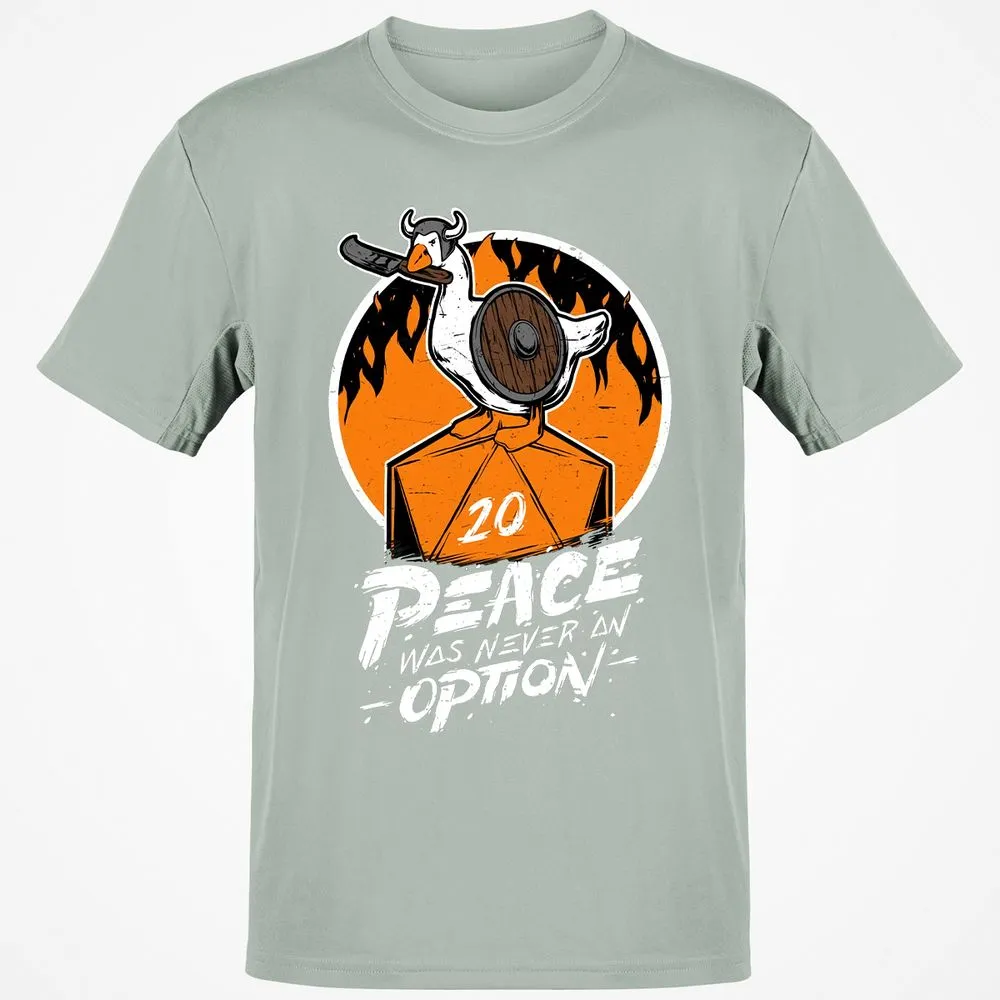 Peace Was Never An Option Classic Unisex T-Shirt - Ash - 2
