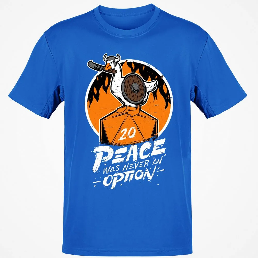 Peace Was Never An Option Classic Unisex T-Shirt - Royal - 11