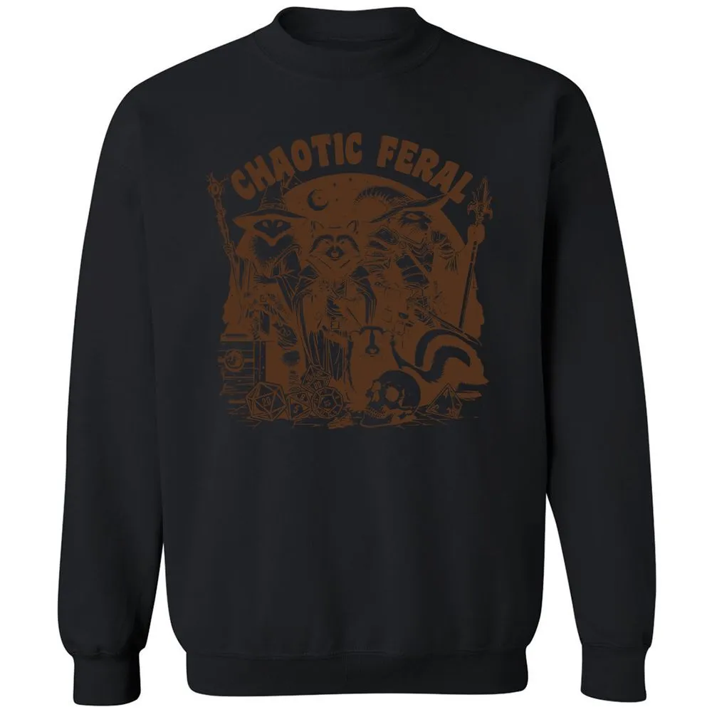 DND Inspired Raccoon Opossum Chaotic Feral - Black - 12