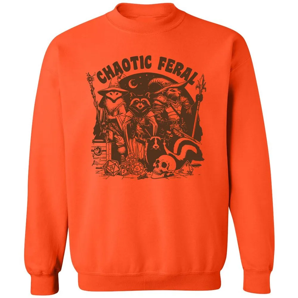 DND Inspired Raccoon Opossum Chaotic Feral - Orange - 10