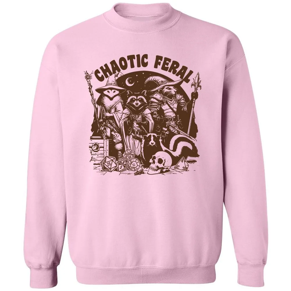 DND Inspired Raccoon Opossum Chaotic Feral - Light Pink - 3