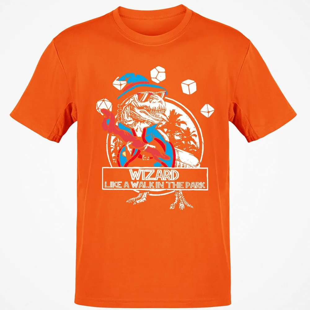 Wizard Like The Walk In The Park Classic Unisex T-Shirt - Orange - 8