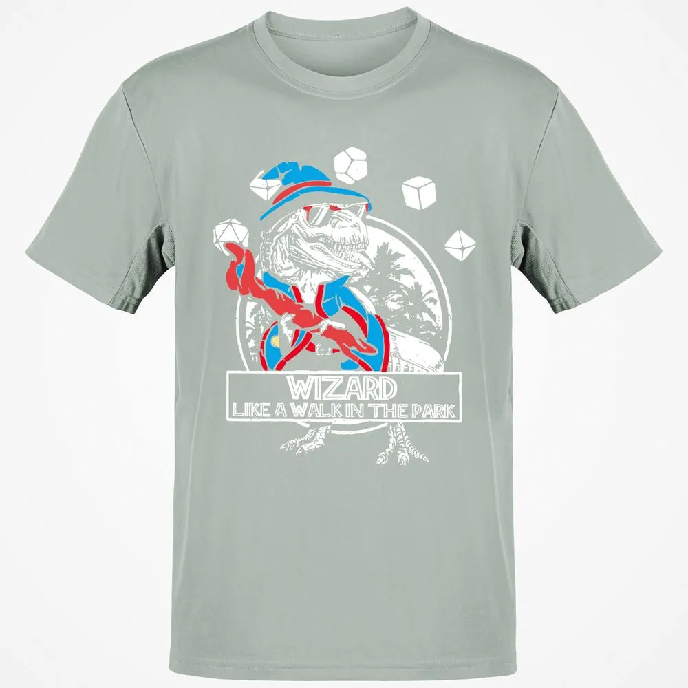 Wizard Like The Walk In The Park Classic Unisex T-Shirt - Ash - 2