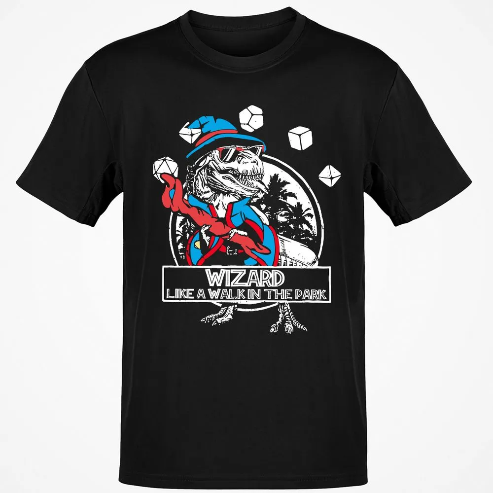 Wizard Like The Walk In The Park Classic Unisex T-Shirt - Black - 1
