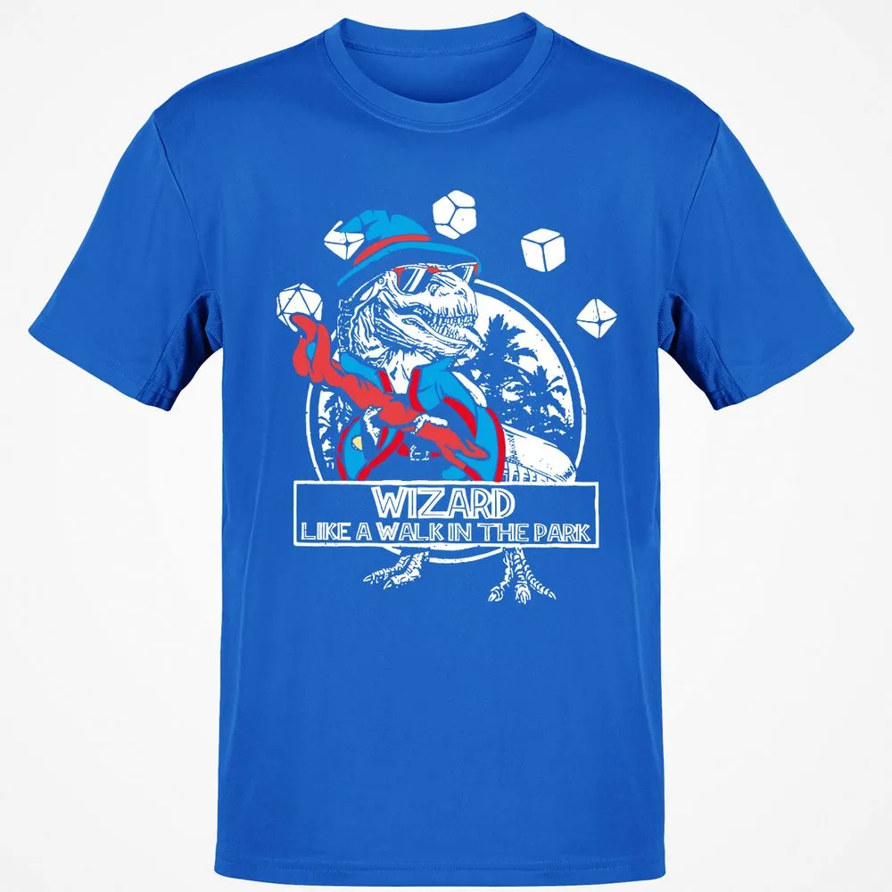 Wizard Like The Walk In The Park Classic Unisex T-Shirt - Royal - 11
