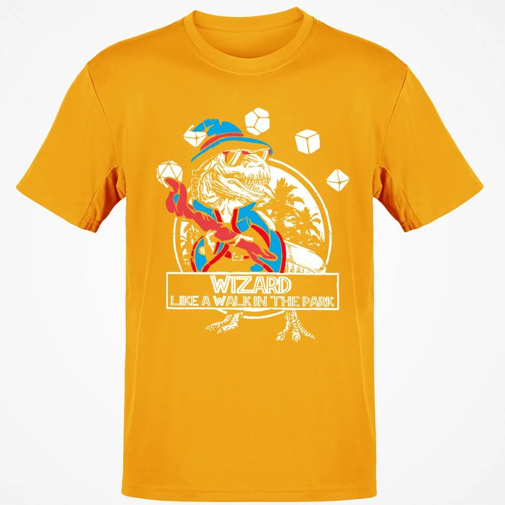 Wizard Like The Walk In The Park Classic Unisex T-Shirt - Gold - 4