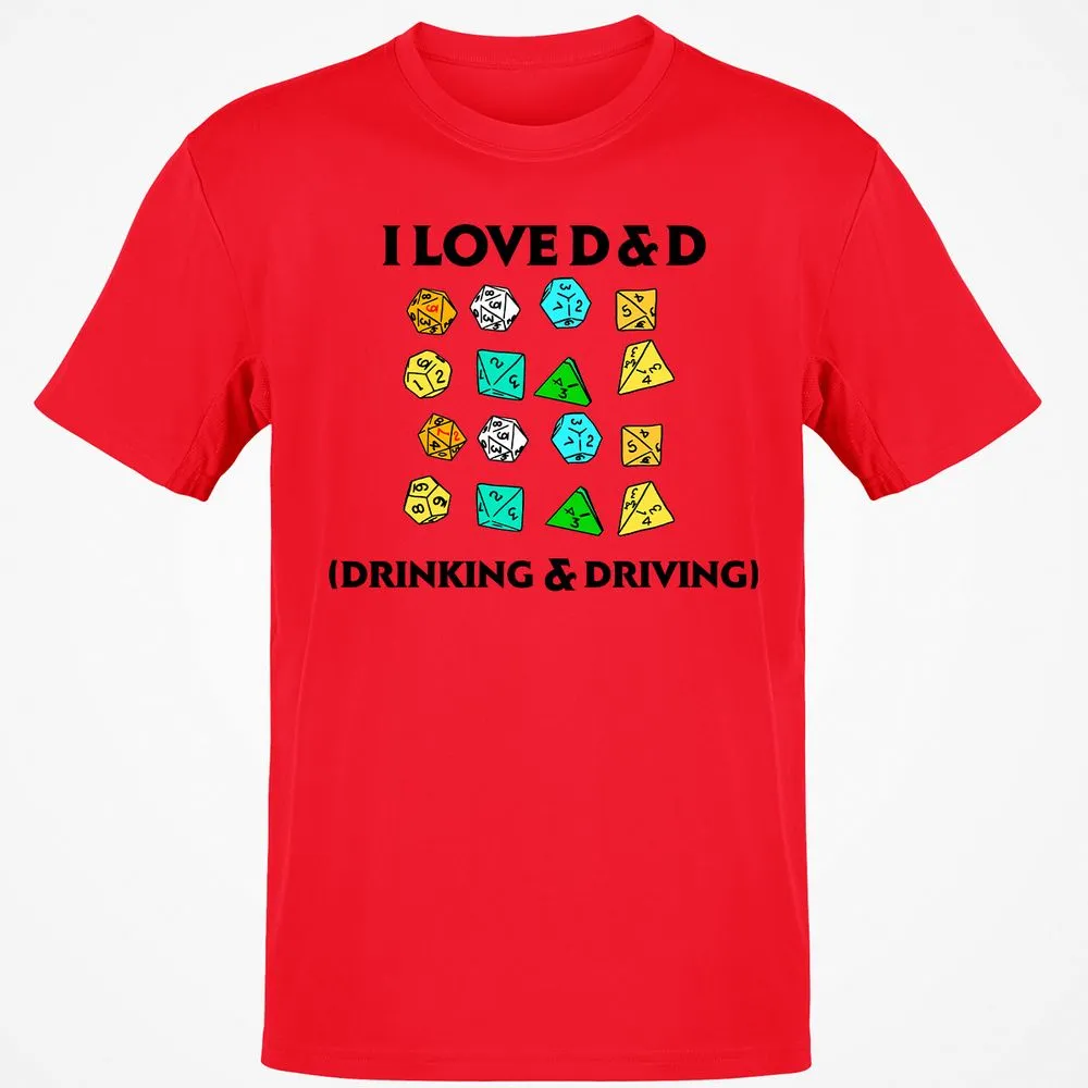 Drinking & Driving Classic Unisex T-Shirt - Red - 10