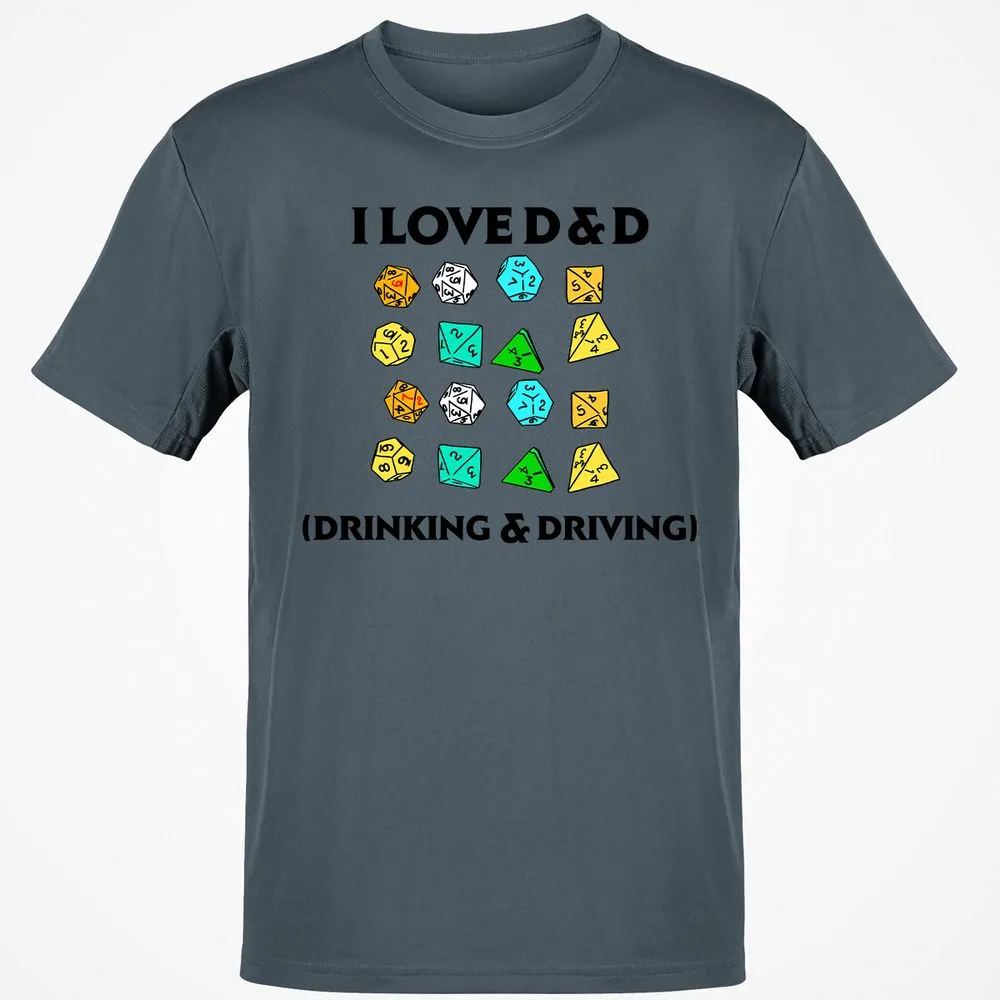 Drinking & Driving Classic Unisex T-Shirt - Charcoal - 3