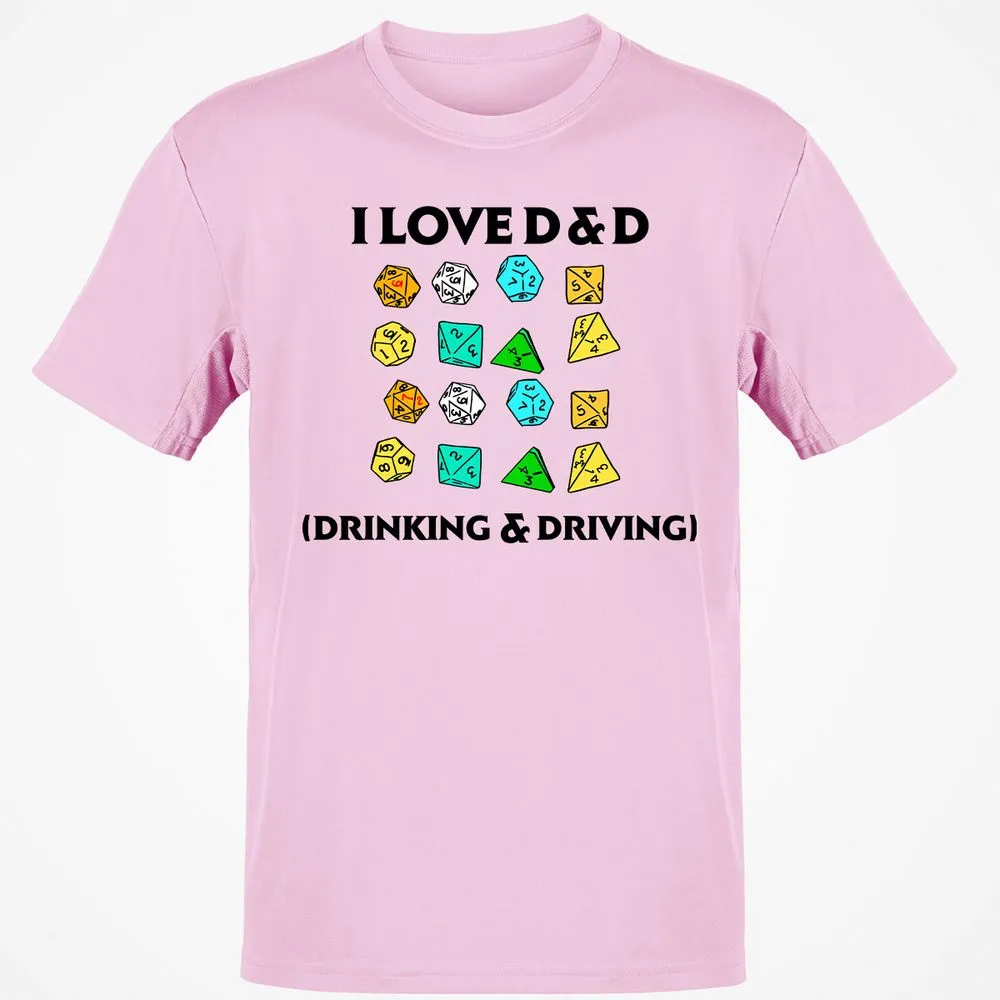 Drinking & Driving Classic Unisex T-Shirt - Light Pink - 5