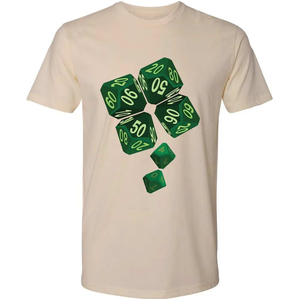 Dice Clover Premium Unisex T-Shirt - Cream - 2