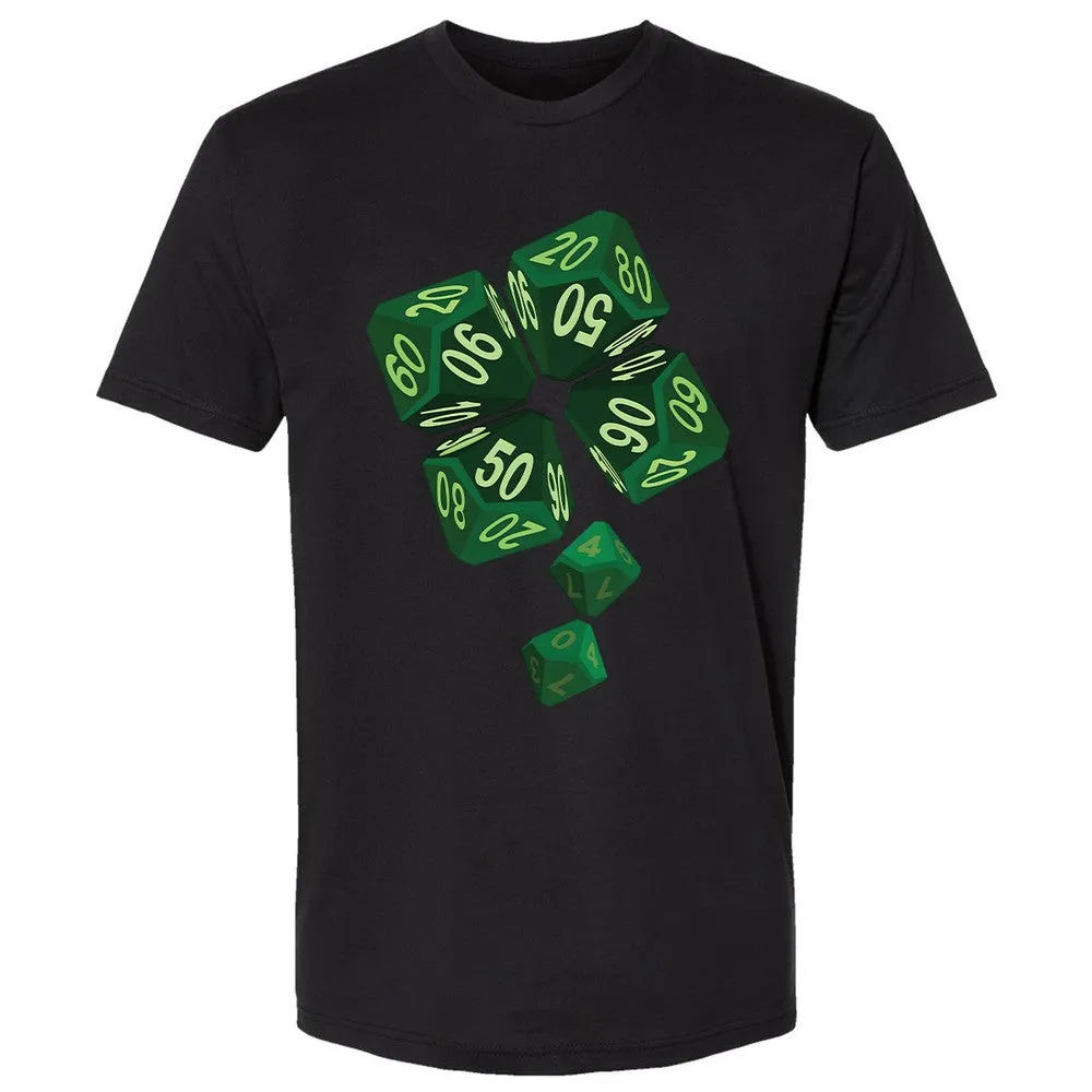 Dice Clover Premium Unisex T-Shirt - Black - 16