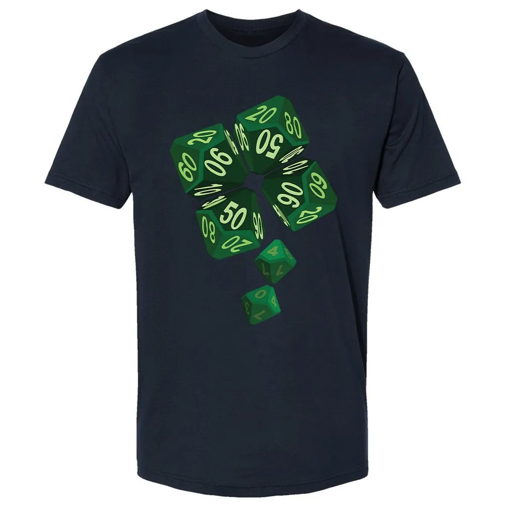 Dice Clover Premium Unisex T-Shirt - Midnight Navy - 14