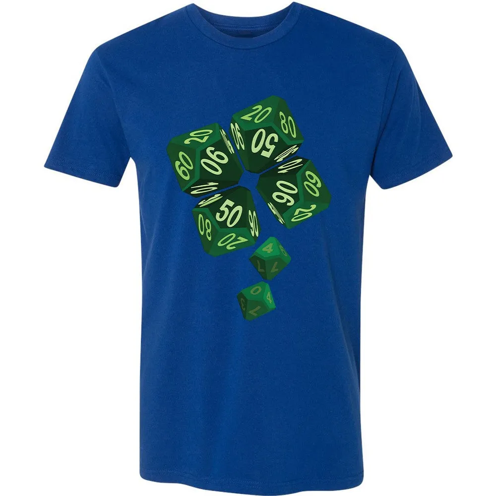 Dice Clover Premium Unisex T-Shirt - Royal - 10