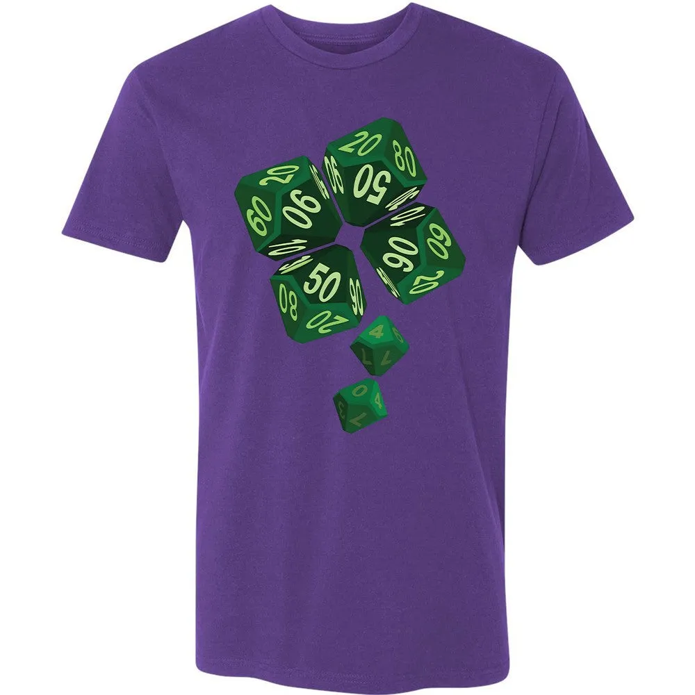 Dice Clover Premium Unisex T-Shirt - Purple Rush - 7