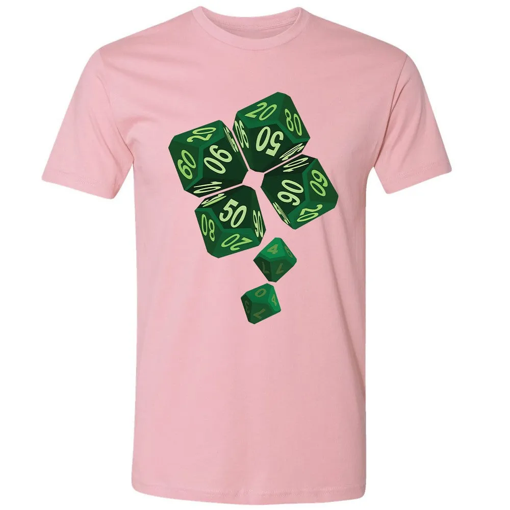 Dice Clover Premium Unisex T-Shirt - Light Pink - 3