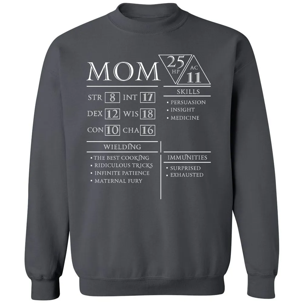 Mom Stats - Charcoal - 7