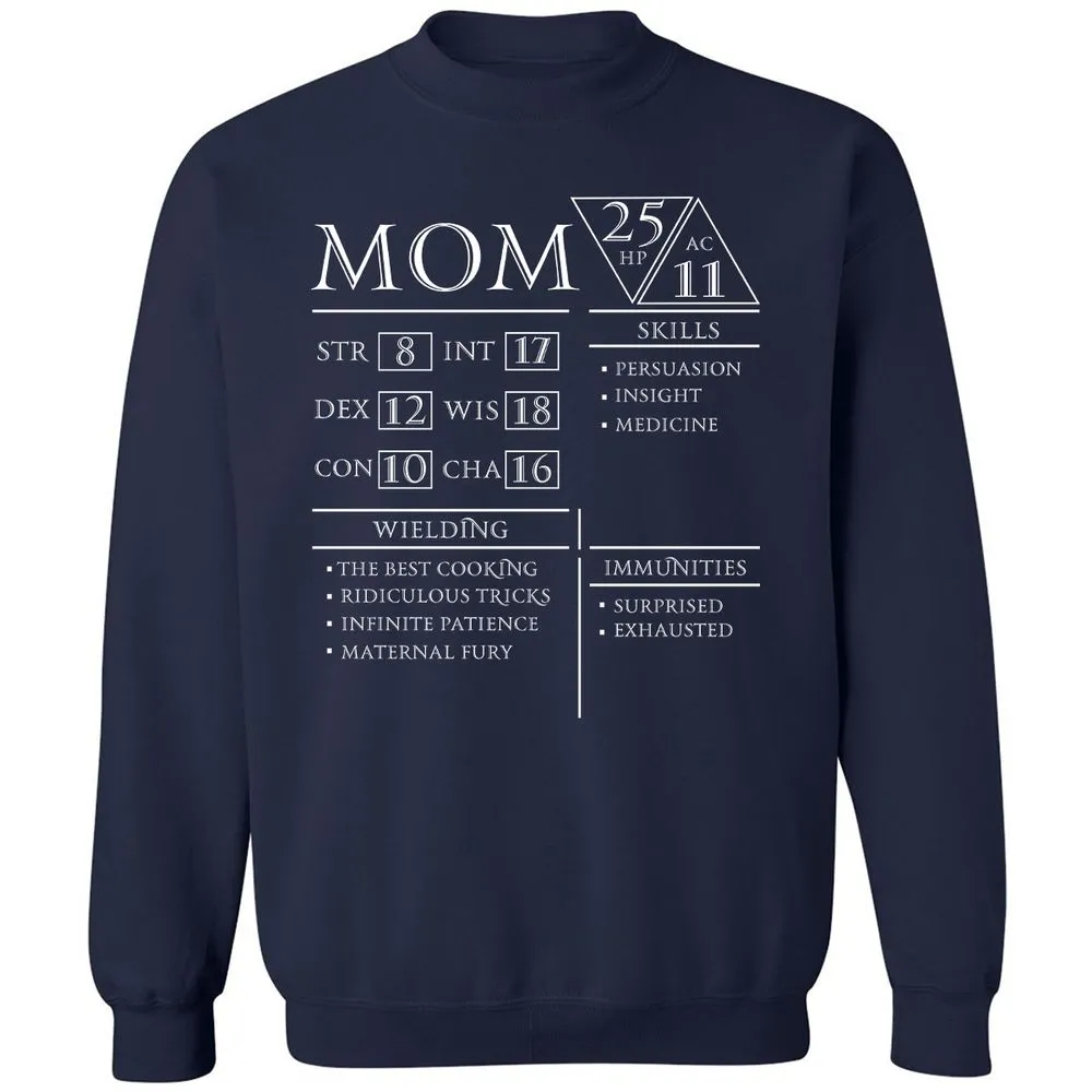 Mom Stats - Navy - 2