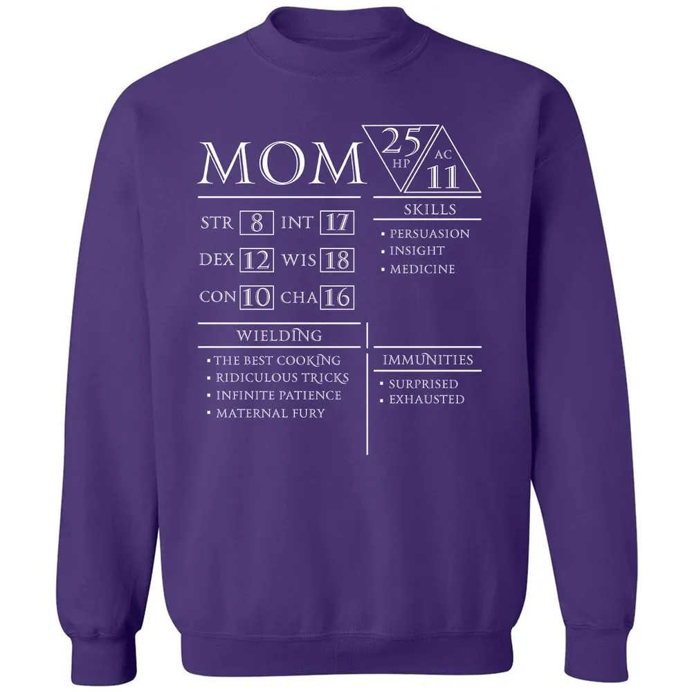 Mom Stats - Purple - 6
