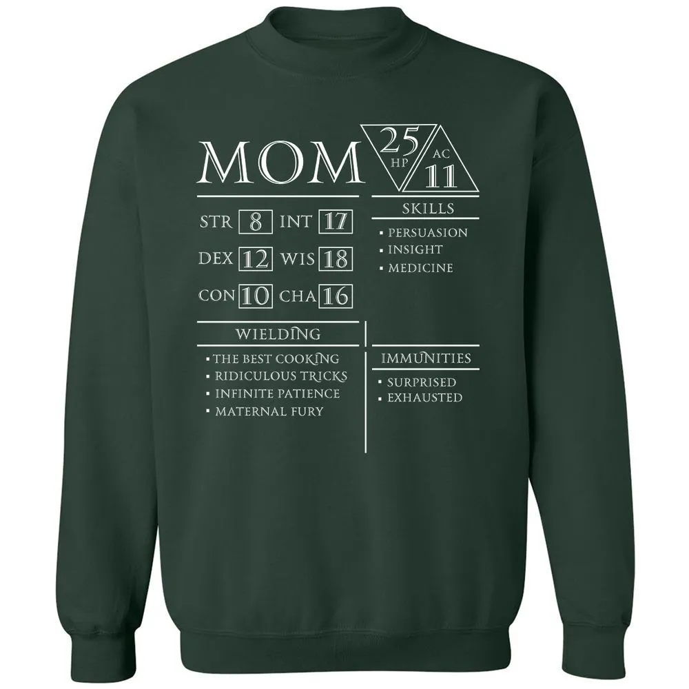 Mom Stats - Forest Green - 4