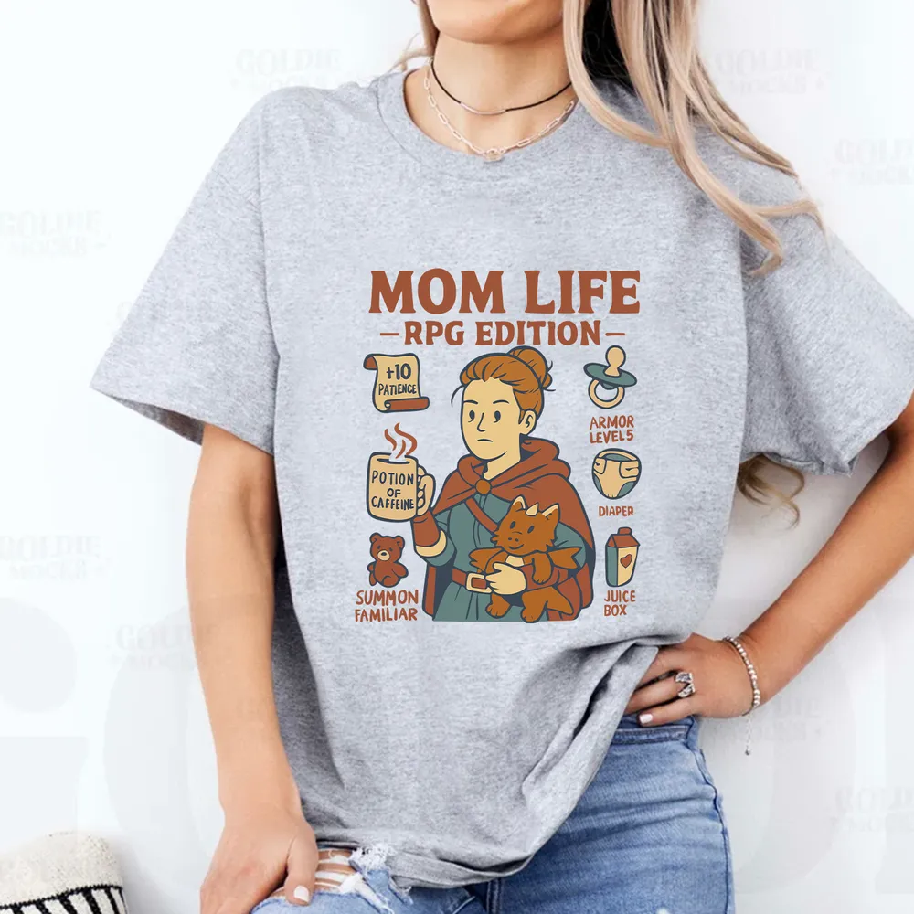 Mom Life RPG Edition Classic Unisex T-Shirt - 1