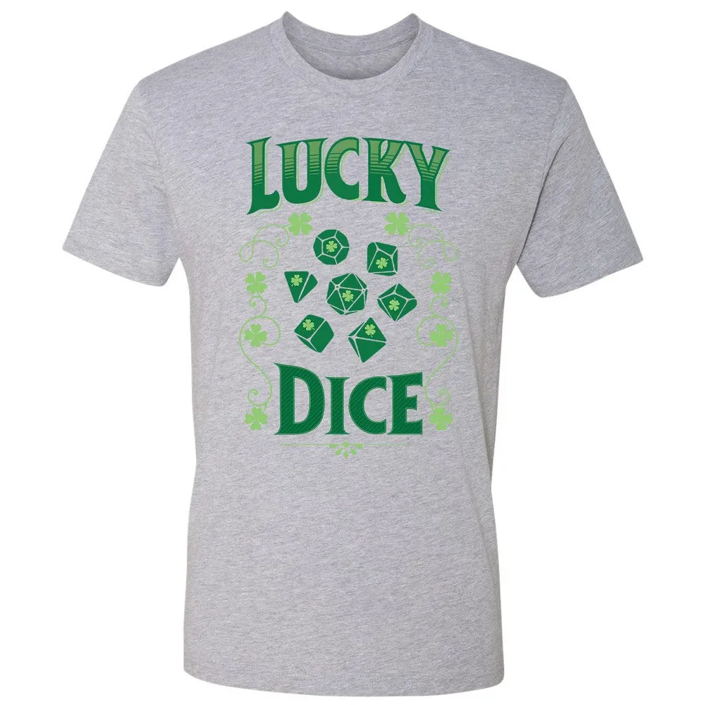 Lucky Dice Premium Unisex T-Shirt - Heather Grey - 9