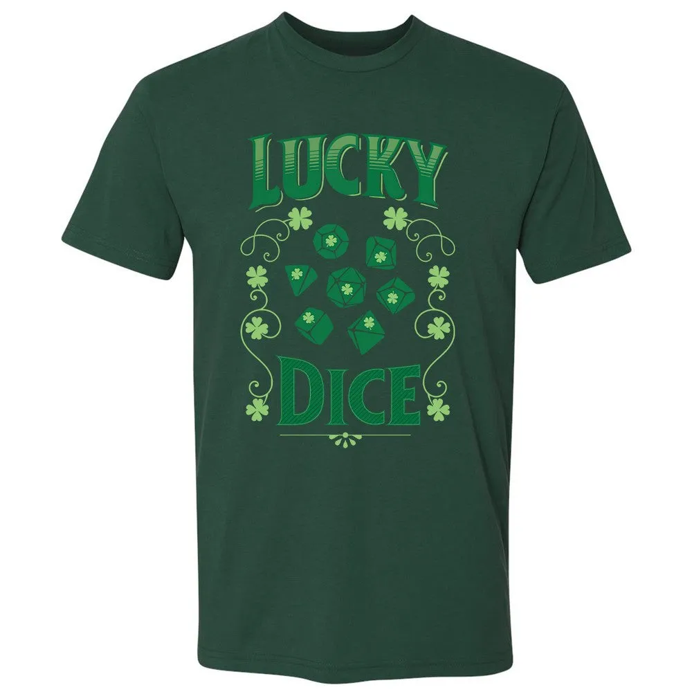 Lucky Dice Premium Unisex T-Shirt - Forest Green - 13