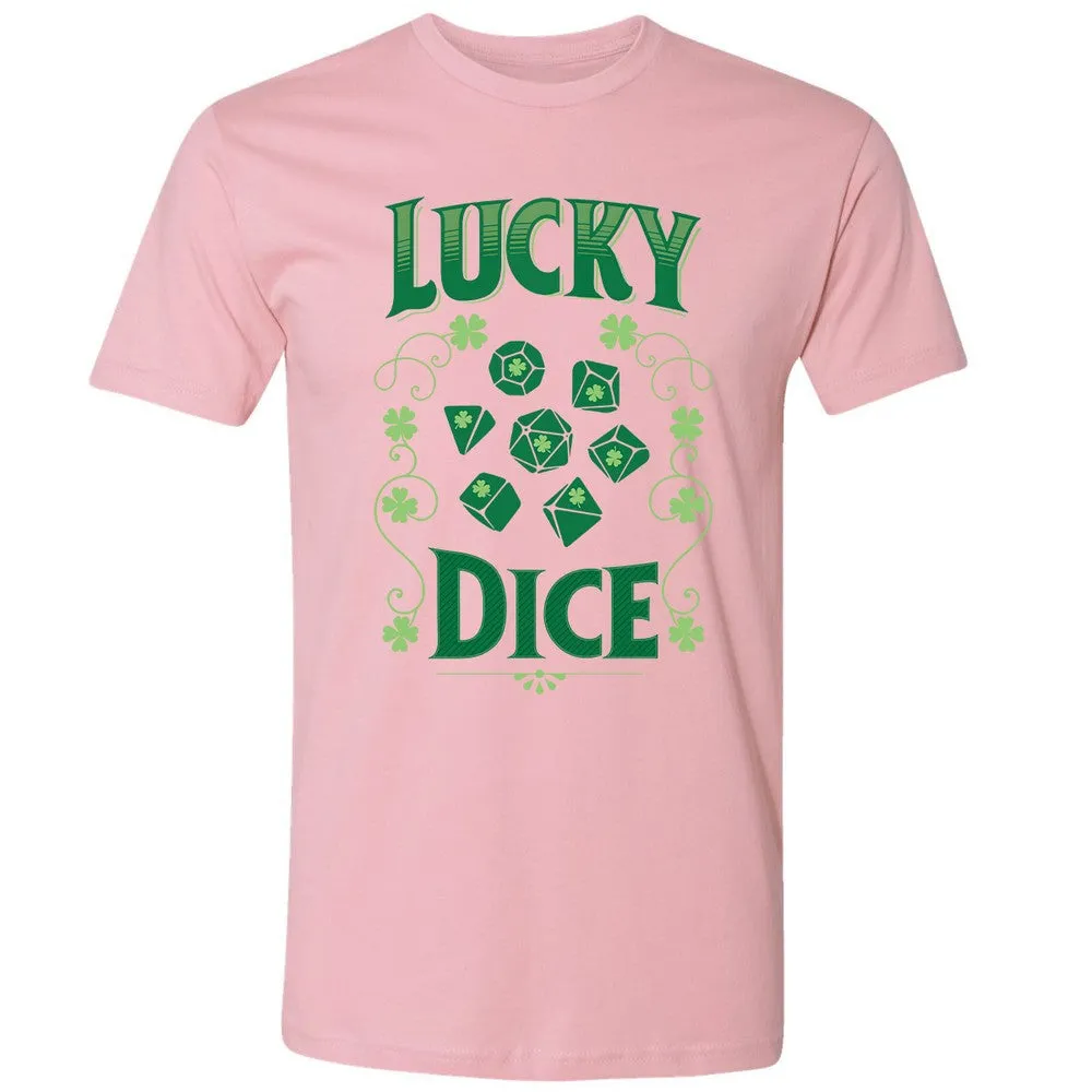 Lucky Dice Premium Unisex T-Shirt - Light Pink - 3