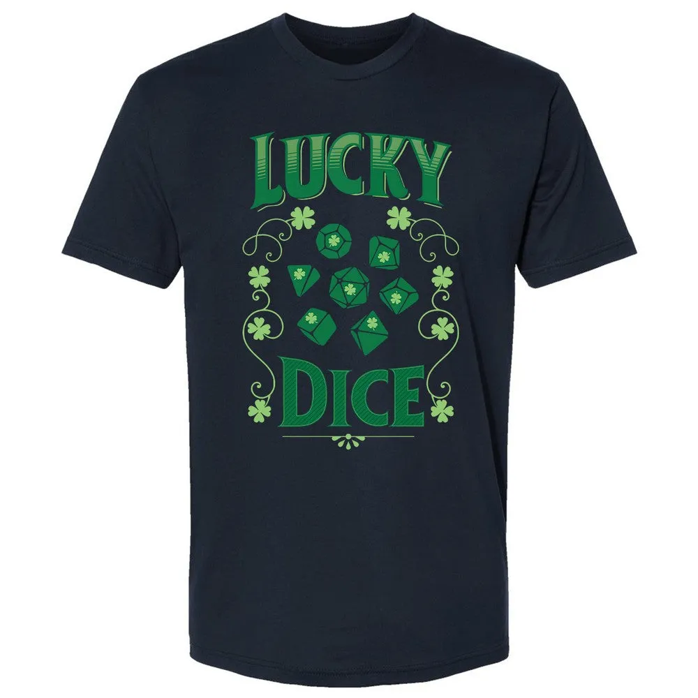 Lucky Dice Premium Unisex T-Shirt - Midnight Navy - 14
