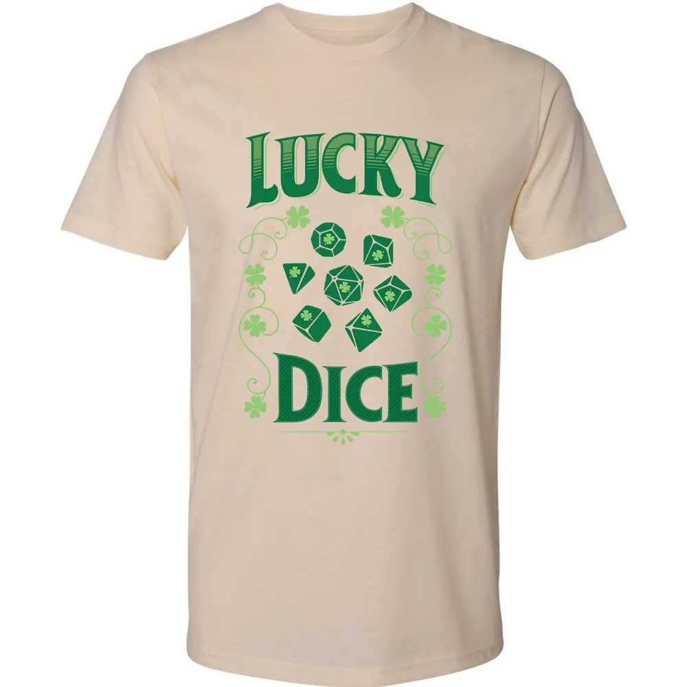 Lucky Dice Premium Unisex T-Shirt - Cream - 2