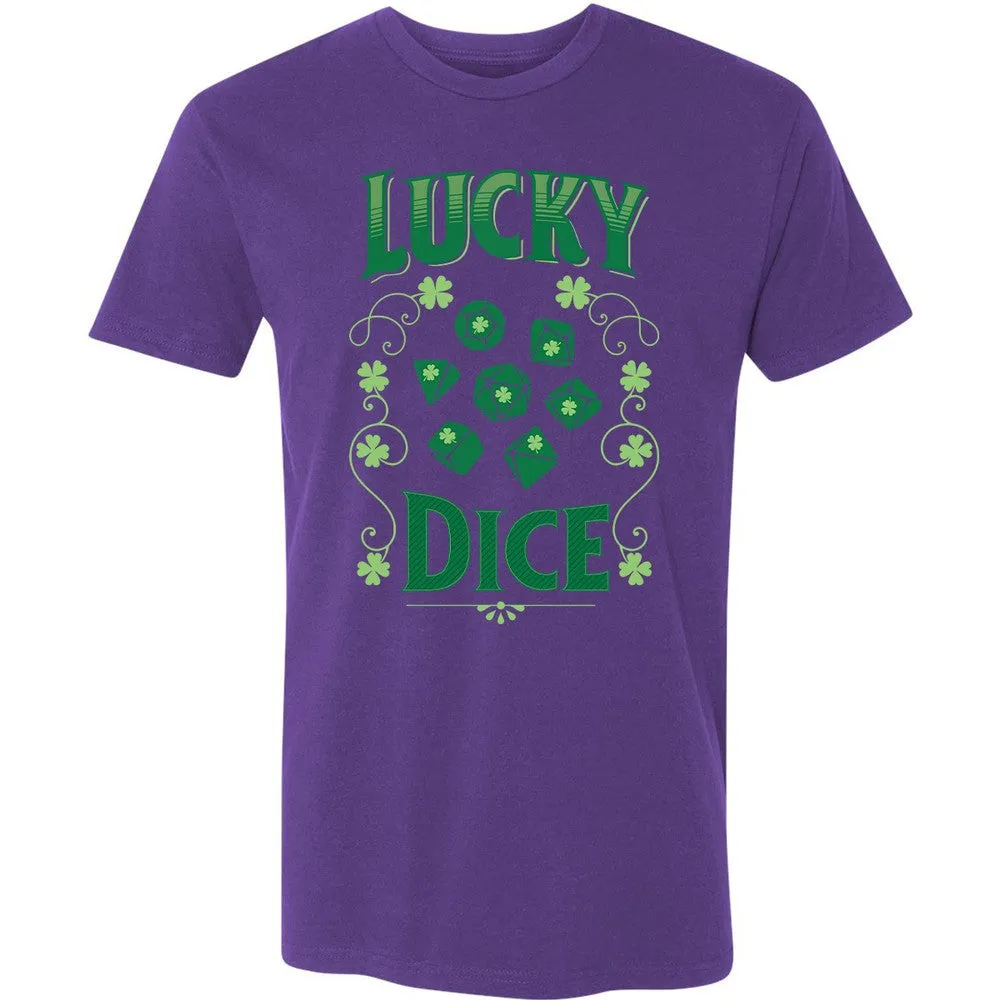 Lucky Dice Premium Unisex T-Shirt - Purple Rush - 7