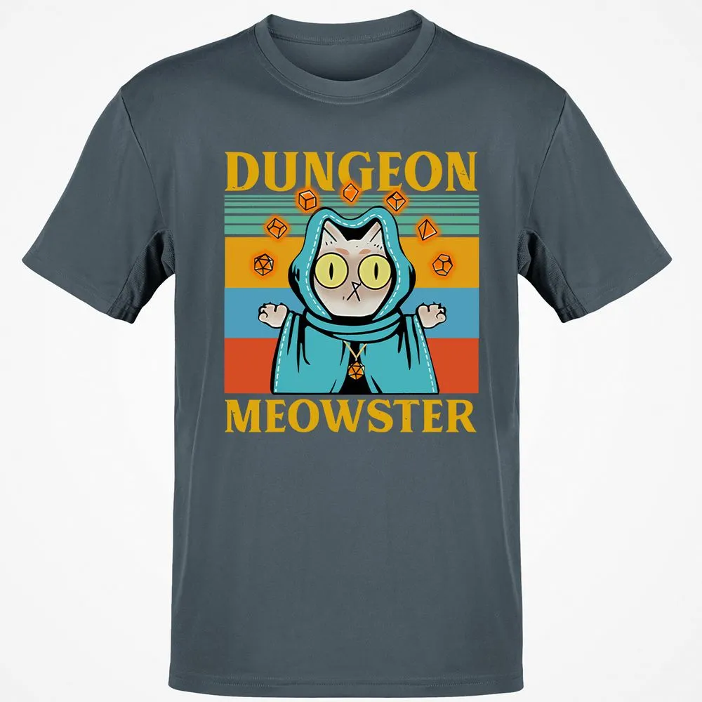 Dungeon Meowster Classic Unisex T-Shirt - Charcoal - 3