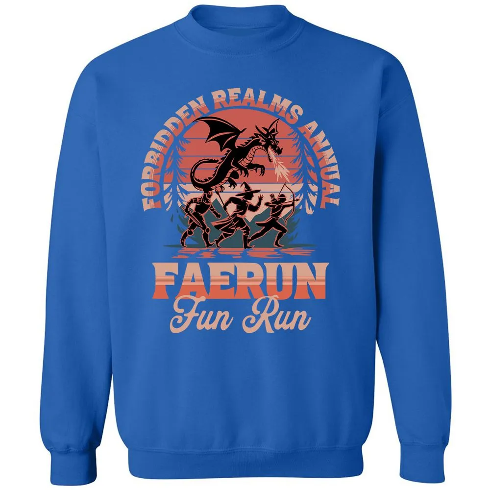 Faerun Fun Run Classic Unisex Sweatshirt - Royal - 9