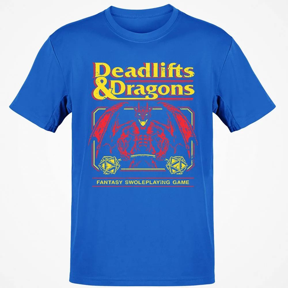 Deadlifts And Dragons Classic Unisex T-Shirt - Royal - 11
