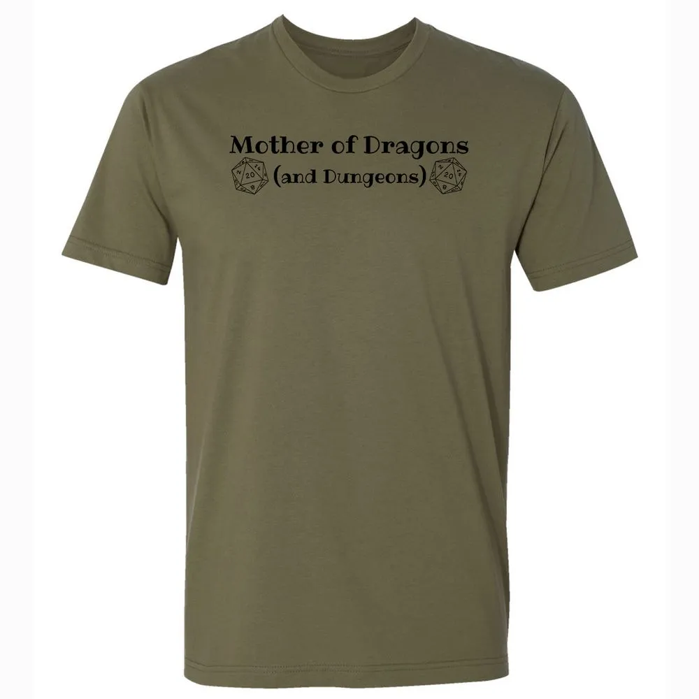 Mother Of Dragons Premium Unisex T-Shirt - Military Green - 5
