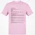 Grandpa Stat Block Classic Unisex T-Shirt - Light Pink - 5