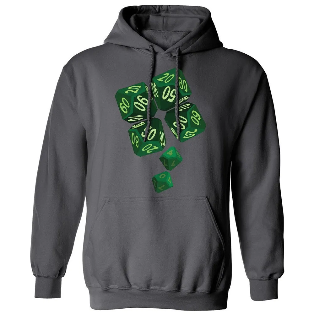 Dice Clover Classic Unisex Hoodie - Charcoal - 7