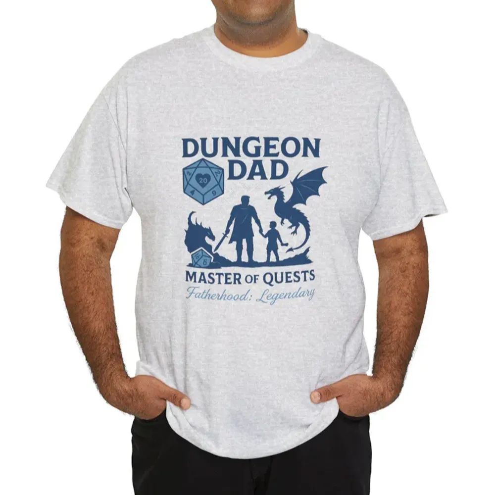 Dungeon Dad Master Of Quests Classic Unisex T-Shirt - 1