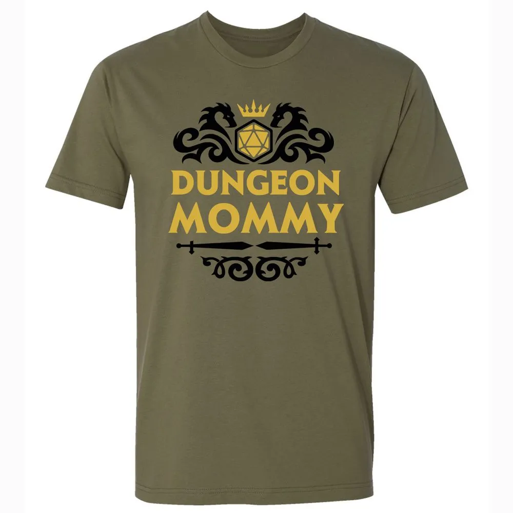 Dungeon Mommy Premium Unisex T-Shirt - Military Green - 5