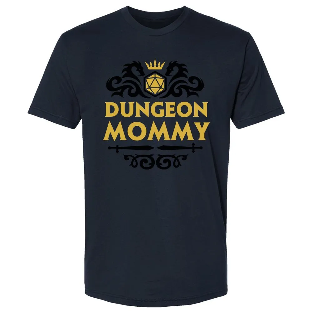 Dungeon Mommy Premium Unisex T-Shirt - Midnight Navy - 14
