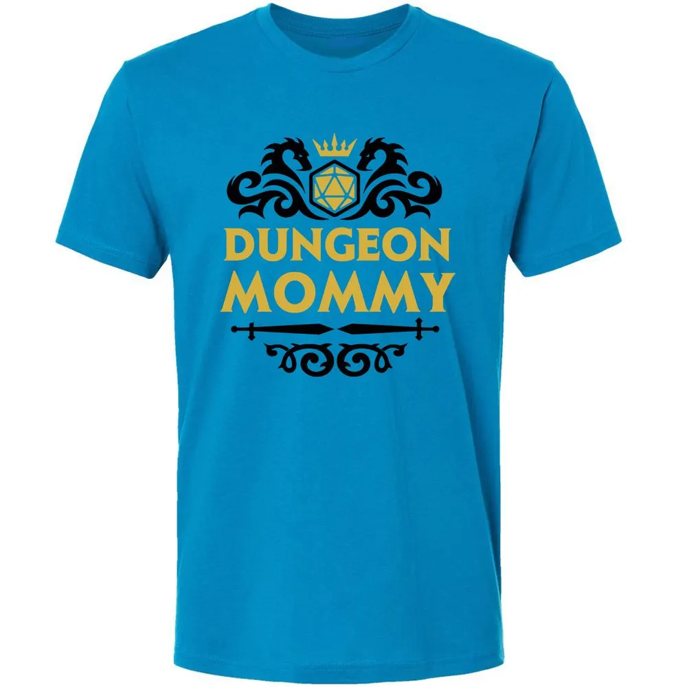 Dungeon Mommy Premium Unisex T-Shirt - Turquoise - 4