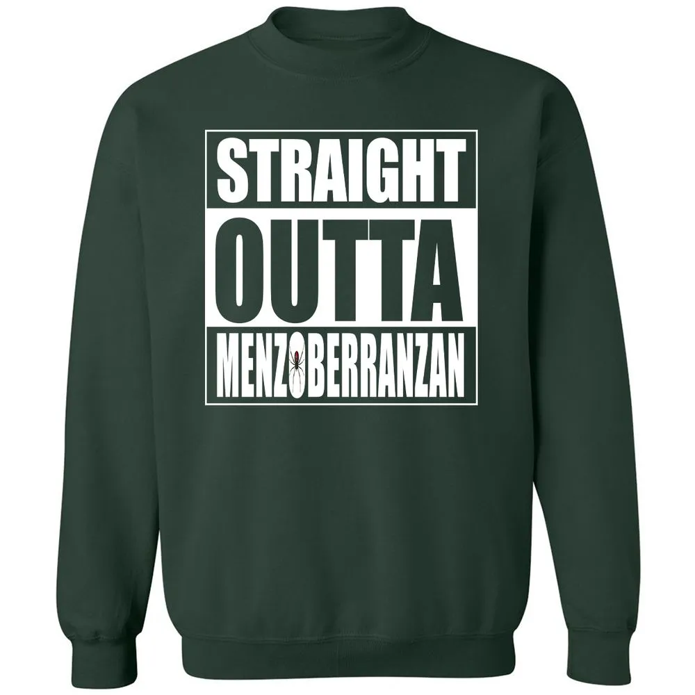 Straight Outta Menzoberranzan Classic Unisex Sweatshirt - Forest Green - 4