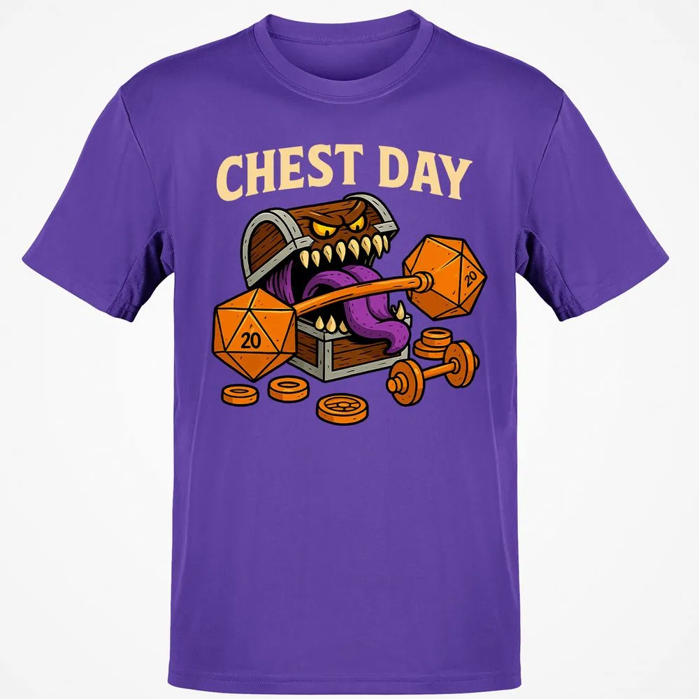 Chest Day Classic Unisex T-Shirt - Purple - 9