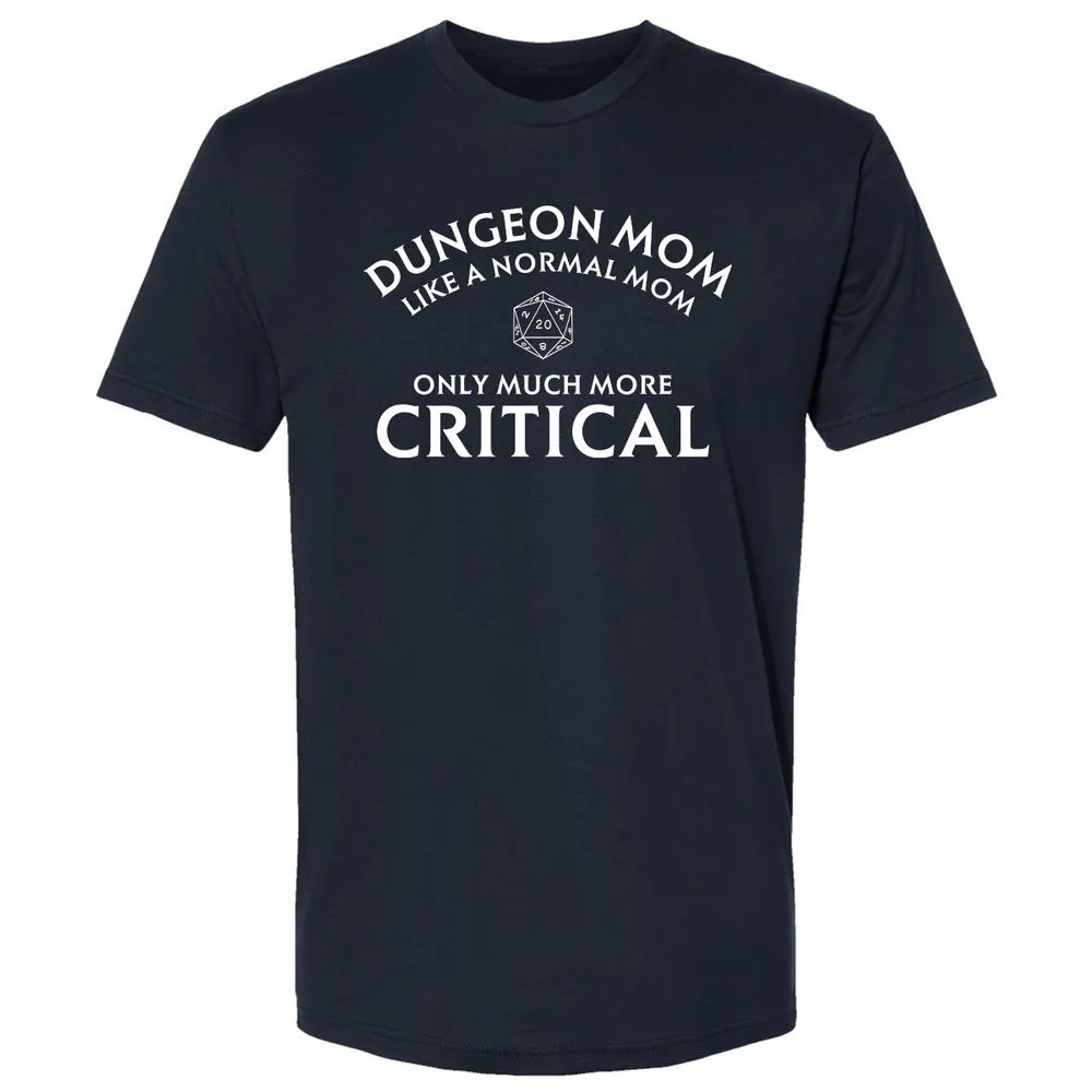 Dungeon Mom Normal Mom Premium Unisex T-Shirt - Midnight Navy - 2